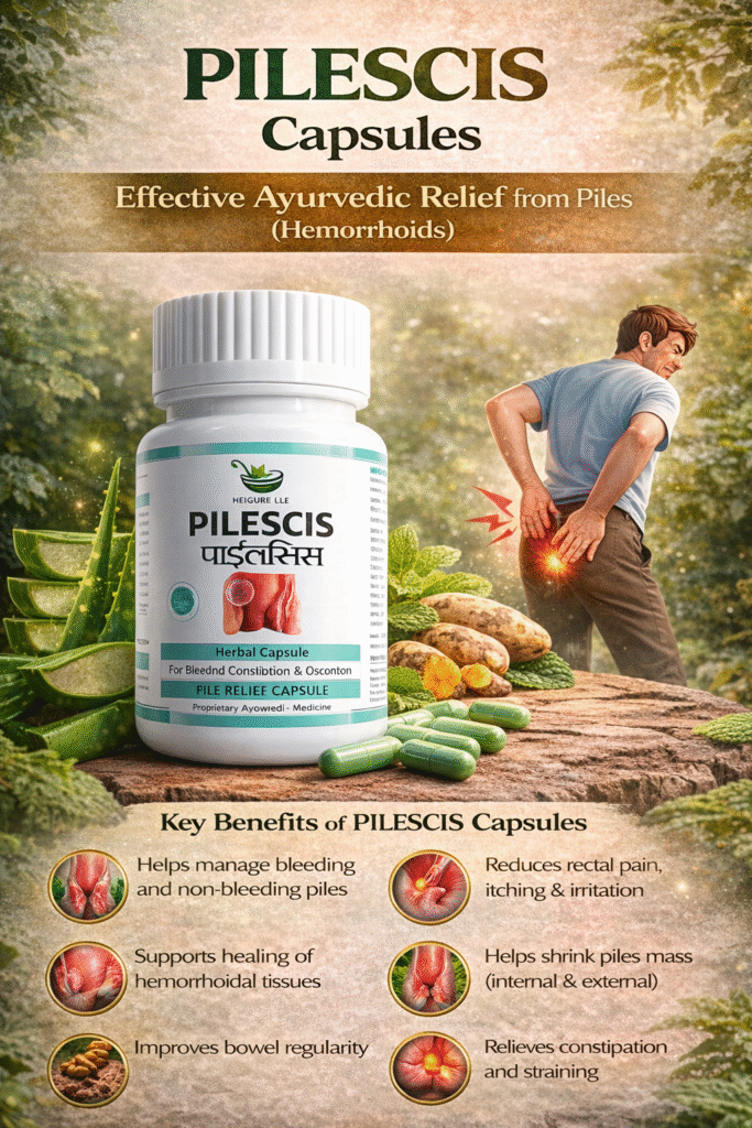 Ayurvedic Capsules for Piles & Anorectal Care